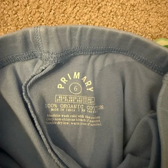 PRIMARY (Lot of 6) Kids Colorful Sleepwear Leggings Set - Sizes 6/7 - Picture 3 of 7